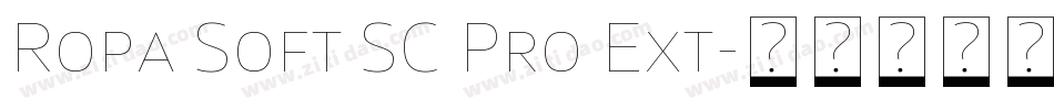 Ropa Soft SC Pro Ext字体转换